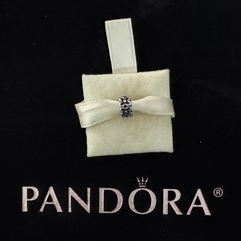 Pandora Silver Floral Spacer